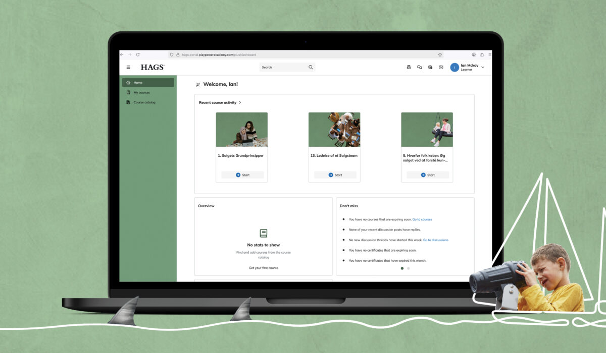 HAGS Website Case Study courses